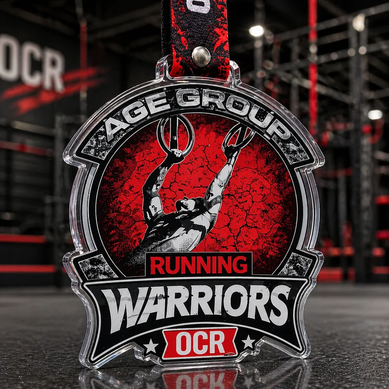 Medalla OCR Running Warriors, categoría Age Group