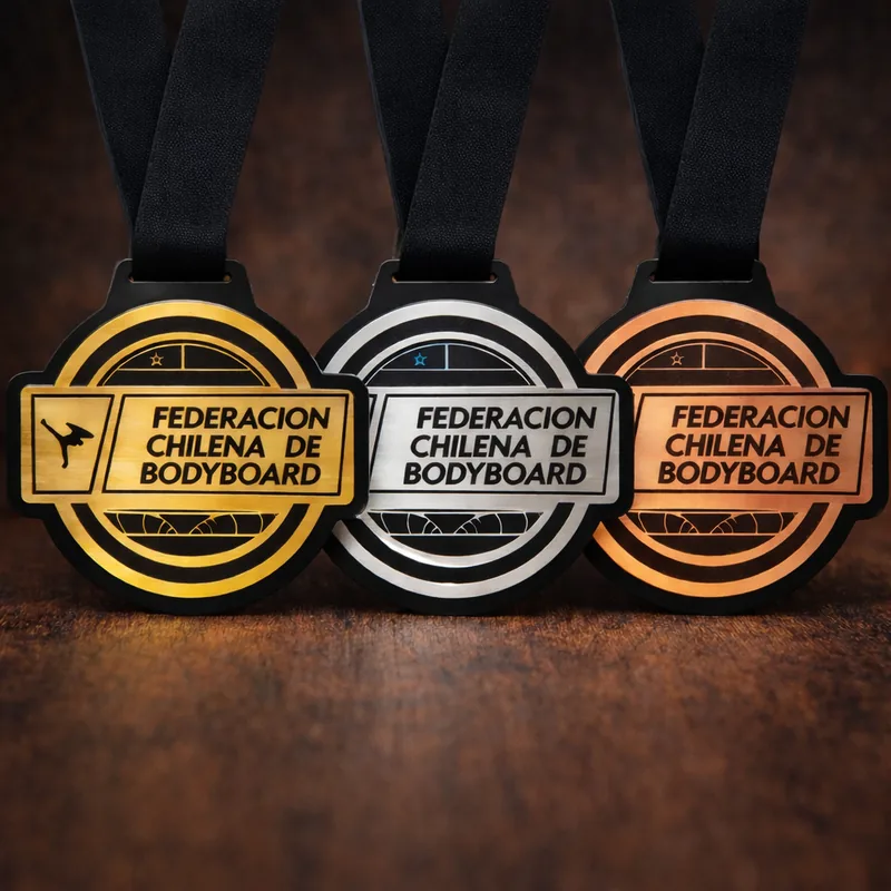 Medallas personalizadas con cinta incluida