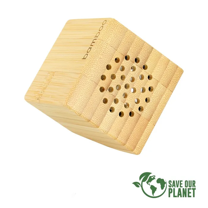 USB Parlante de Bamboo personalizado con tu logo