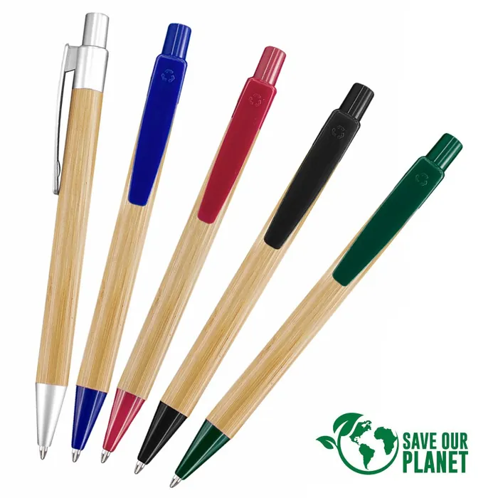 Bolígrafo Bamboo Sustenta personalizado con tu logo