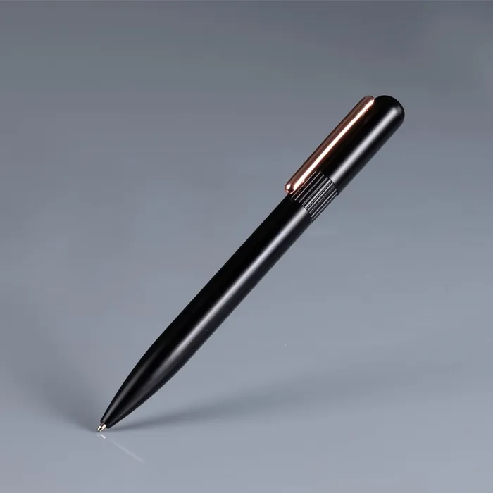 Bolígrafo «BARRICK» con clip encobrizado personalizado con tu logo