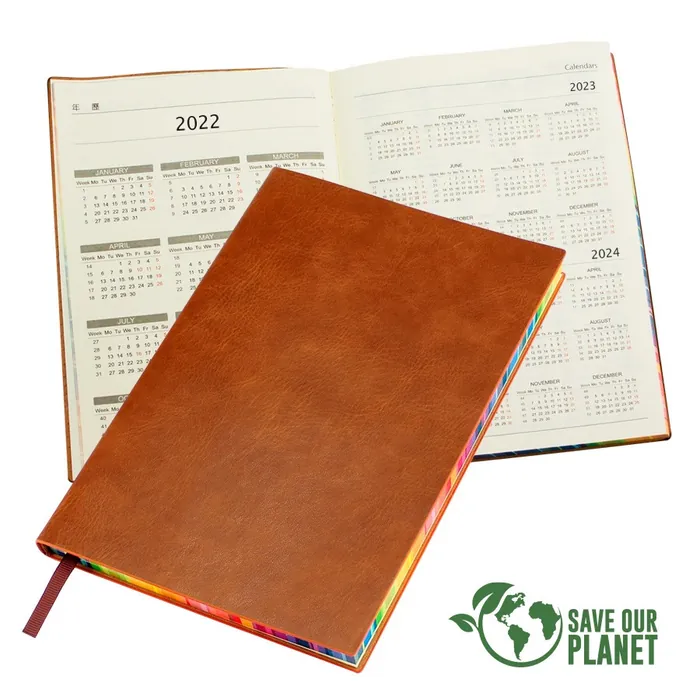 Agenda – Memo de Eco-Cuero personalizado con tu logo