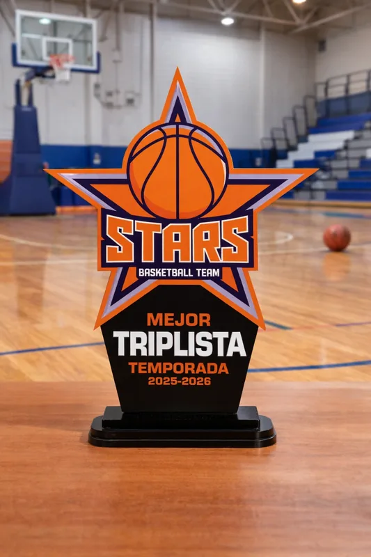 Trofeo Mejor Triplista — equipo de básquetbol STARS, temporada 2025-2026
